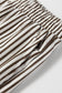 Black Stripe Elastic High Waist Pocketed Loose Pants