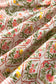 Pink Geometric Floral Print Striped Patchwork Detail Sleeveless Dress