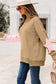 Rose Pink Contrast Star Patchwork Exposed Seam Uneven Hem Drop Shoulder Sweatshirt