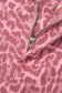 Rose Leopard Frayed Edge Wide Leg High Waist Jeans