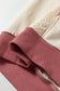 White Contrast Trim Crochet Knit Patchwork Exposed Seam Hoodie