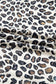 Khaki Plus Size Leopard Loose Pullover Casual Shorts 2pcs Outfit