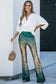 Green Black&Gold Gradient Sequined Pants