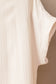 Apricot Crinkled Buttons Maxi Beach Dress with Slits