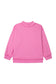 Bright Pink Exposed Seam Detail Reversible Double Wear Plus Size Sweatshirt