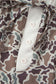 Khaki Camouflage Print Ruffle Boxer Shorts