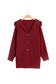 Red Dahlia Solid Color Knit Oversized Button Front Sweater Cardigan