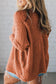 Redwood Burl Mixed Pattern Knitted Open Front Plus Cardigan