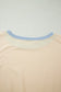 Apricot Colorblock Edge Drop Shoulder T Shirt and Skort 2Pcs Set