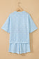 Black Exposed Seam Detail Polka Dot Loose Tee Drawstring Shorts Set