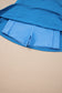 Blackish Green Color Block Edge Ribbed Pocketed Lined Swim Dress