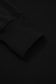 Black Solid Color Oversize Slit Sweatshirt Ribbed Leggings 2pcs Set