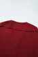 Red Dahlia Solid Color Knit Oversized Button Front Sweater Cardigan