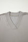 Parchment Aztec Embroidered Western V Neck Sweatshirt