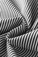 Black Stripe Striped Ruffle Sleeve Short Sleeve Round Neck Casual Shift Blouse