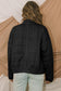 Green Zip-Up Pocket Quilted Jacket