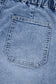 Myosotis Large Patch Pocket Drawstring Paperbag Waist Barrel Jeans