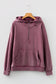 Ashleigh Blue Half Zip Kangaroo Pocket Mineral Wash Baggy Hoodie