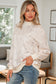 Pink Camo Mock Neck Baggy Sweatshirt
