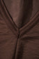 Dark Brown Braided V Neck Long Sleeve Loose Top and Drawstring High Waist Pants 2pcs Outfit