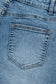 Dusk Blue Western Embroidery Stud Denim Shorts Summer Daily Wear