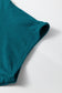 Black Plus Size Solid Color Asymmetric Neck Short Sleeve Blouse
