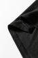 Black Plus Size Solid Color Asymmetric Neck Short Sleeve Blouse