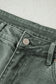 Four Leaf Clover Slight Distressed Raw Edge Wide Leg Jeans