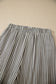 Black Stripe Elastic Waist Ultra Wide Leg Pants