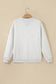 Light Grey High Neck Ribbed Cuff Hem Sweatshirt