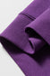 Tillandsia Purple Varsity Striped Detail Drop Shoulder Oversized Sweatshirt