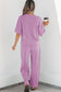 Sky Blue Drop Shoulder Boxy Tee and Barrel Pants Set