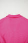 Rose Red Textured Short Sleeve Half Zip Drawstring Waist Romper