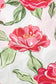 Rose Plus Size Floral Print Frilled Stripes Detail Short Sleeve Blouse