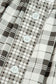 Gray Plaid Wide Leg Casual Pants