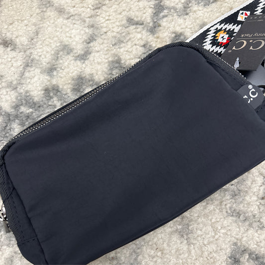 Crossbody Bags with Patterned Strap