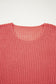 Coral Crochet Hollow-out Jumper Top Sweater