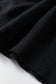 Black High Neck Puff Sleeve Sweater Pleated Mini Skirt 2pcs Knitted Outfit