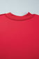 Bright Pink Exposed Seam Detail Reversible Double Wear Plus Size Sweatshirt
