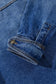 Sail Blue Vintage Wash Western Shift Denim Jacket