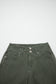 Black 2-Button High Waist Flared Bottom Jeans