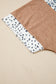 Chestnut Animal Color Block Patchwork Plus Size Tee