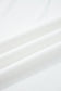 White Solid Color Seam Detail Raglan Long Sleeve Top