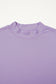 Sachet Pink Solid Color High Neck Oversize Tee