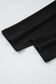Black Solid Color Oversize Slit Sweatshirt Ribbed Leggings 2pcs Set