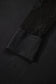 Black Solid Color Bow Textured Patchwork Long Sleeve Tee