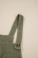 Laurel Green Solid Color Knit Loose Straight Leg Casual Overall Jumpsuit