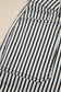Black Stripe Patch Pocket High Waist Shift Denim Jeans
