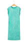 Clearly Aqua Mineral Wash Pocketed T-shirt Long Dress