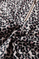 Khaki Leopard Print Half Zip up Blouse